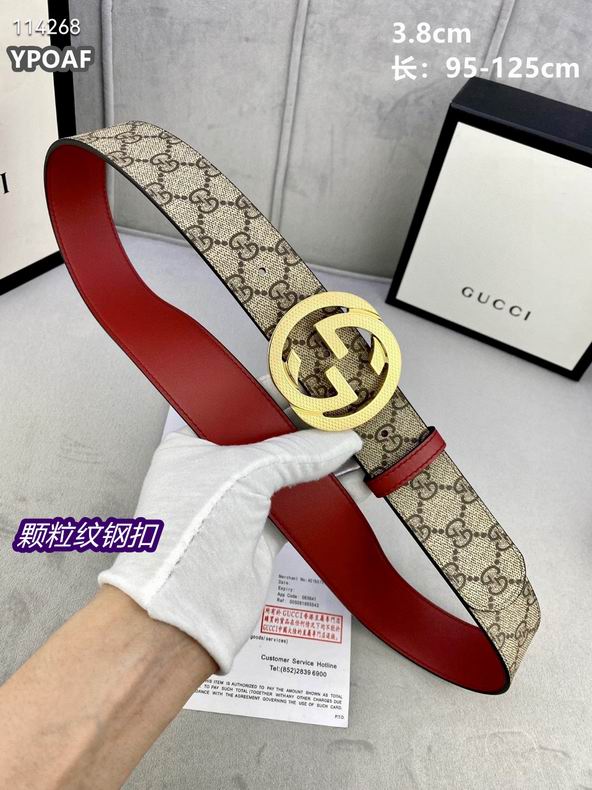 Gucci belt 38mmX95-125cm 8L (8)