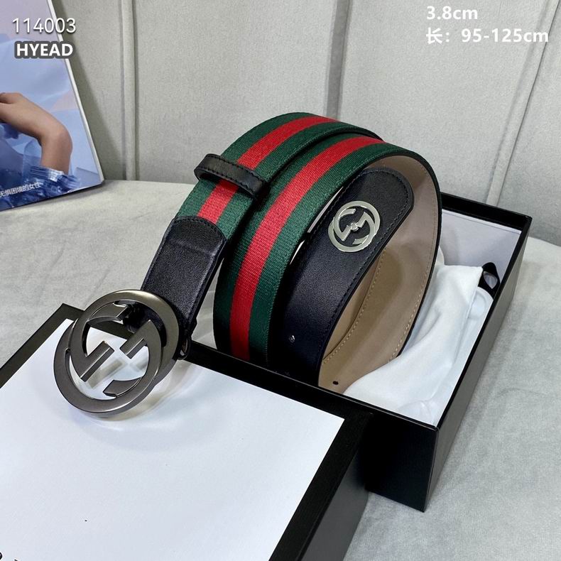 Gucci belt 38mmX95-125cm 8L (8)