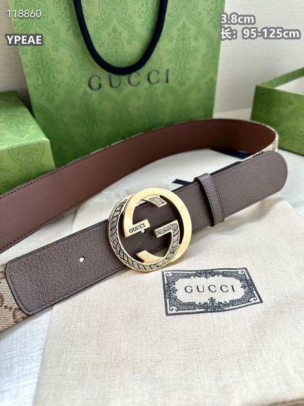 Gucci belt 38mmX95-125cm 8L (8)