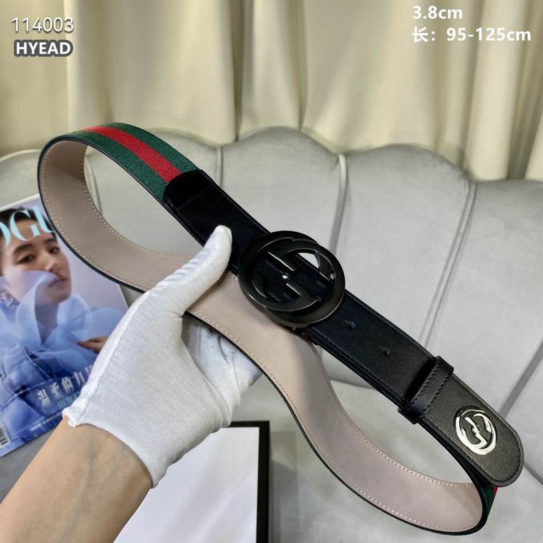 Gucci belt 38mmX95-125cm 8L (9)