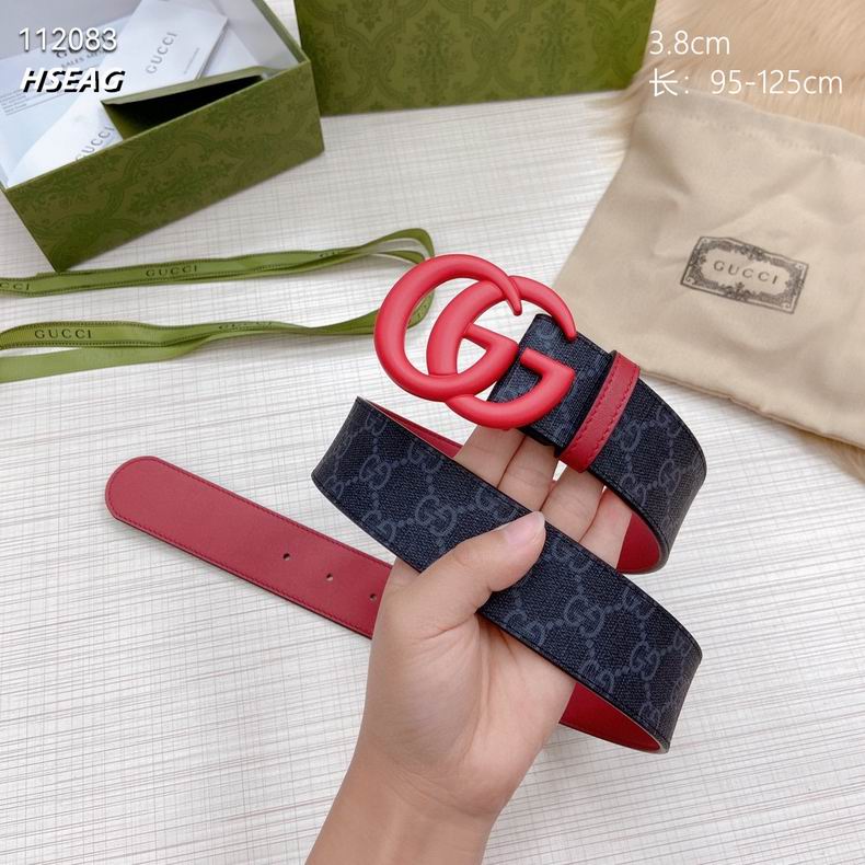 Gucci belt 38mmX95-125cm 8L (9)
