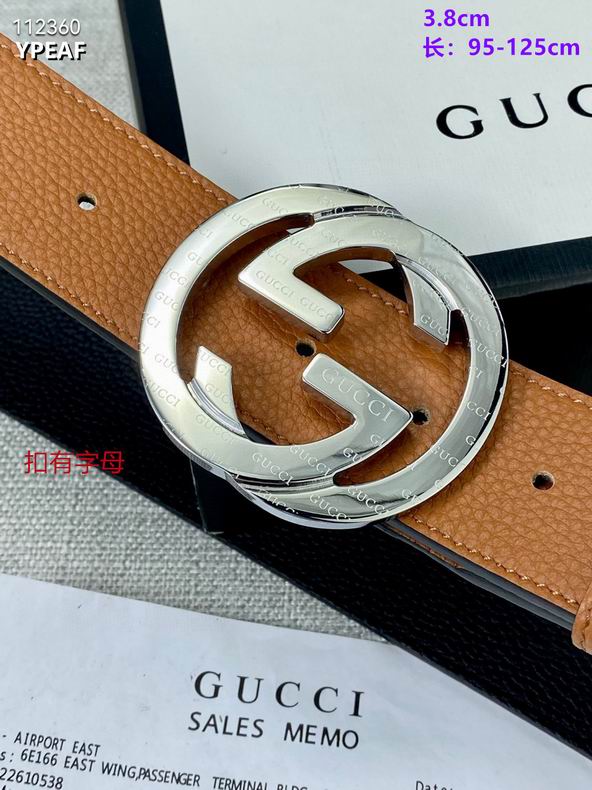 Gucci belt 38mmX95-125cm 8L (9)