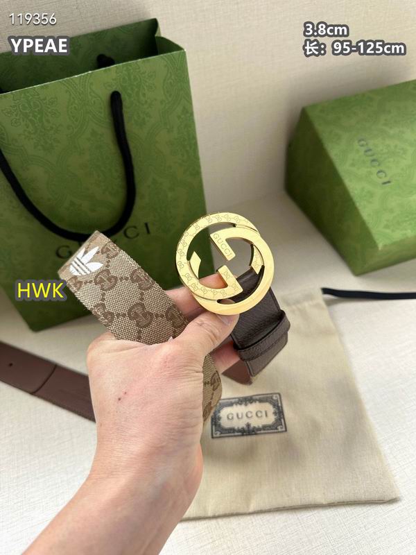 Gucci belt 38mmX95-125cm 8L  (1)