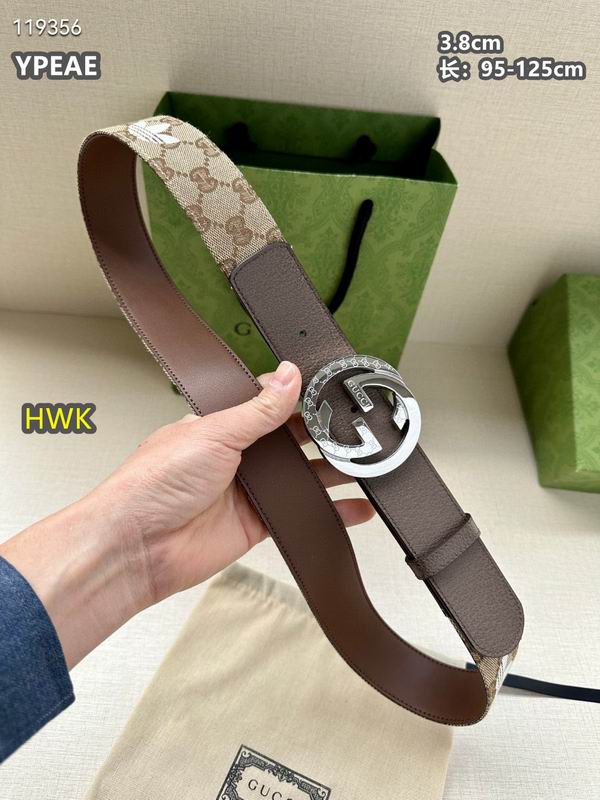 Gucci belt 38mmX95-125cm 8L  (4)