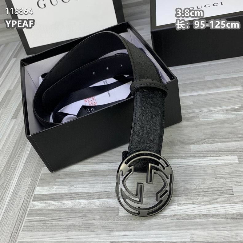 Gucci belt 38mmX95-125cm 8L  (4)