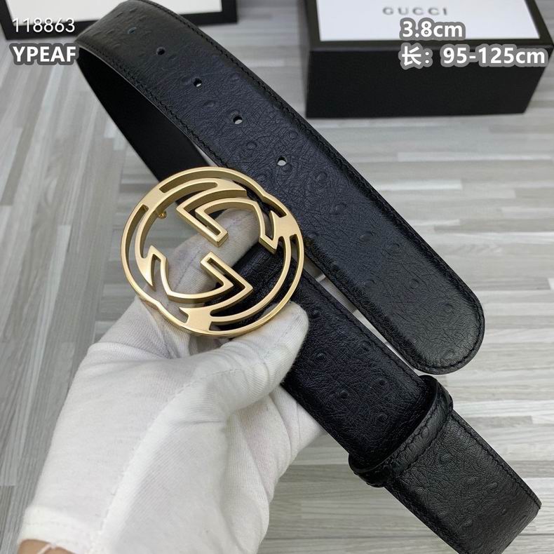 Gucci belt 38mmX95-125cm 8L  (5)