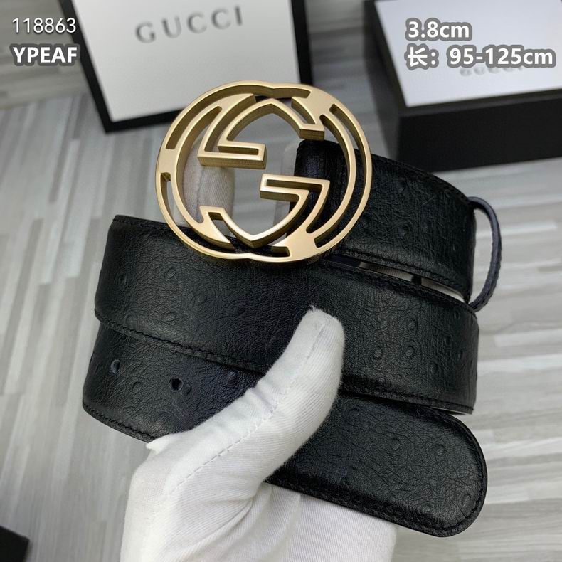 Gucci belt 38mmX95-125cm 8L  (6)