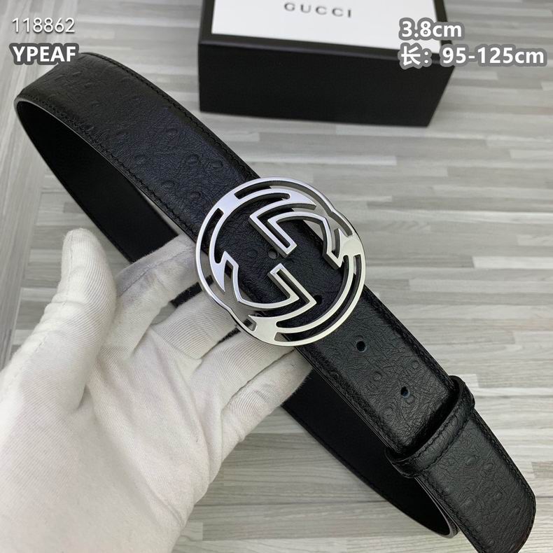 Gucci belt 38mmX95-125cm 8L  (9)
