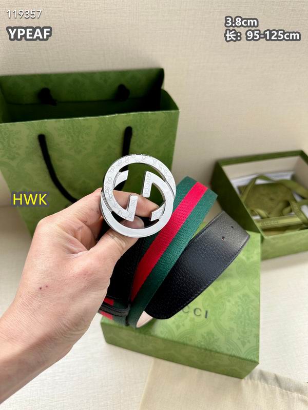 Gucci belt 38mmmX95-125cm 8L (9)