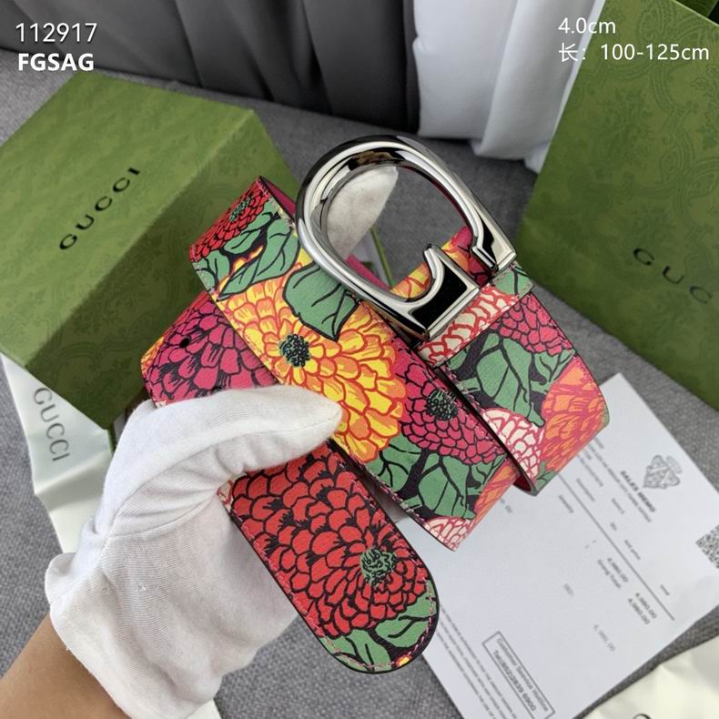 Gucci belt 40mmX100-125cm 8L  (4)