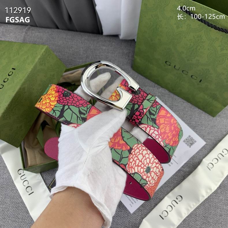 Gucci belt 40mmX100-125cm 8L  (9)