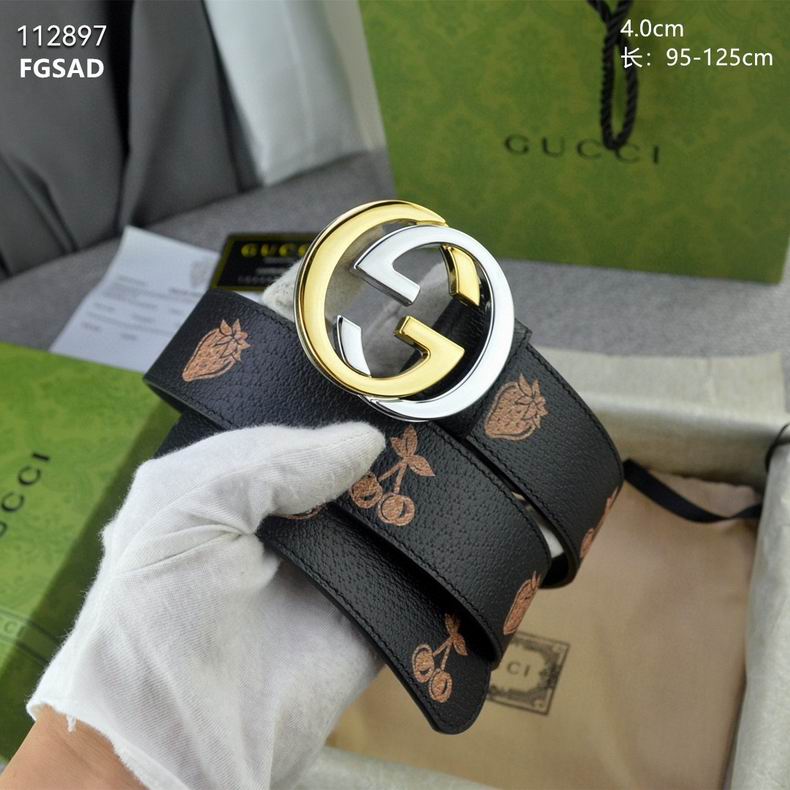 Gucci belt 40mmX95-125cm 8L (10)