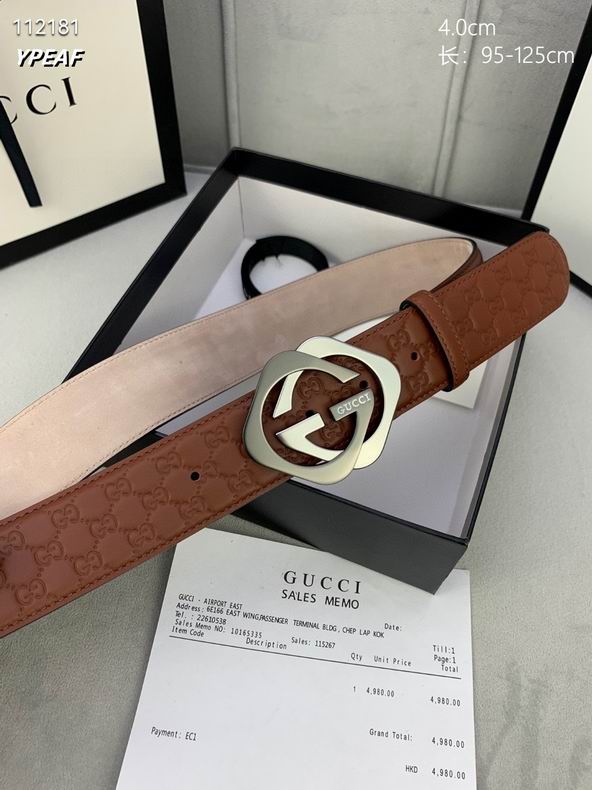 Gucci belt 40mmX95-125cm 8L (16)