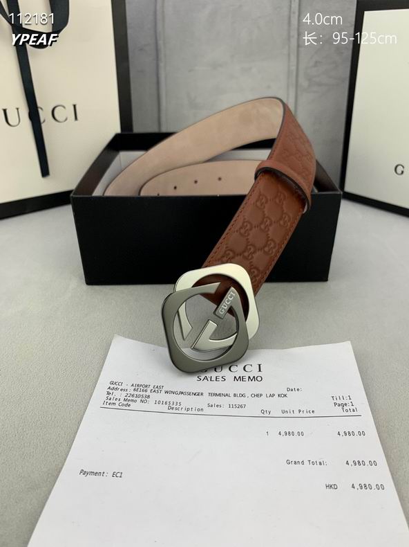 Gucci belt 40mmX95-125cm 8L (17)