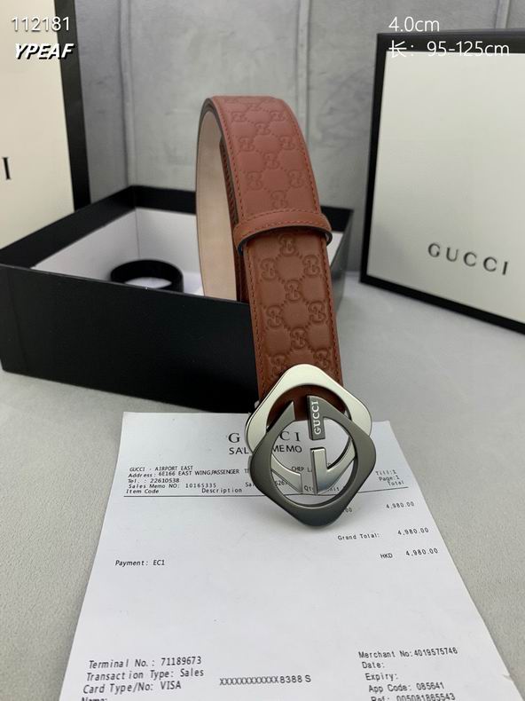 Gucci belt 40mmX95-125cm 8L (18)