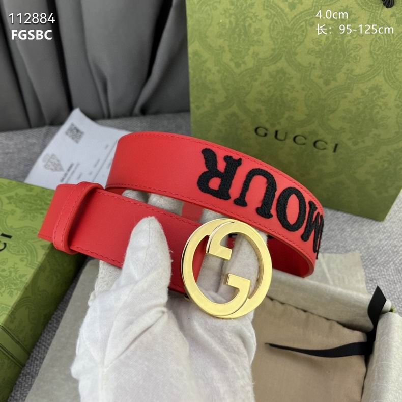Gucci belt 40mmX95-125cm 8L (4)