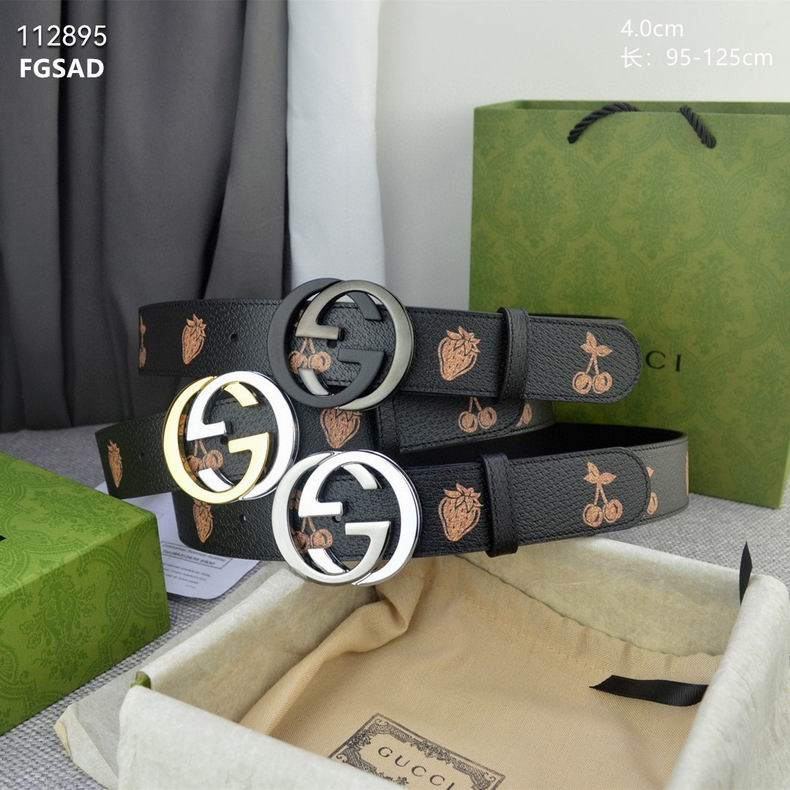 Gucci belt 40mmX95-125cm 8L (4)