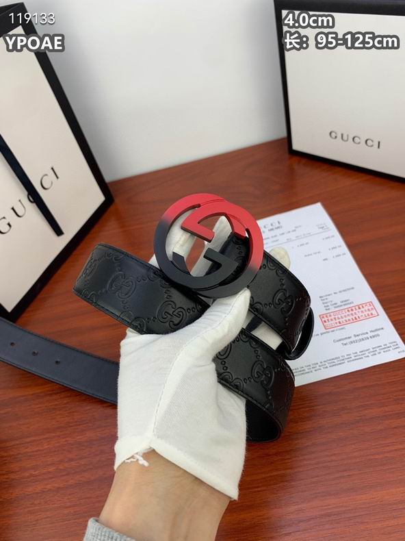 Gucci belt 40mmX95-125cm 8L (4)