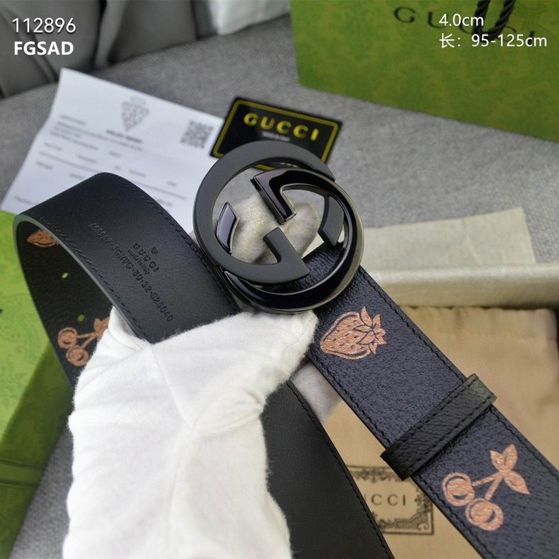 Gucci belt 40mmX95-125cm 8L (5)