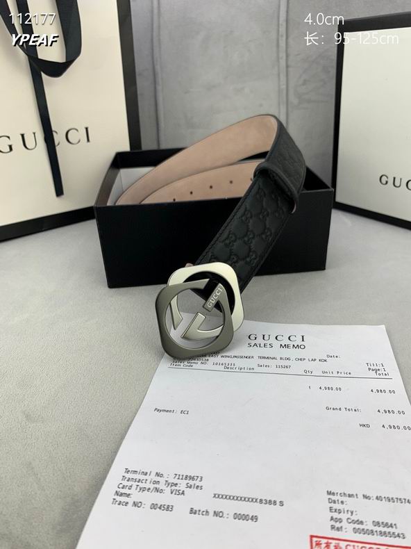 Gucci belt 40mmX95-125cm 8L (6)