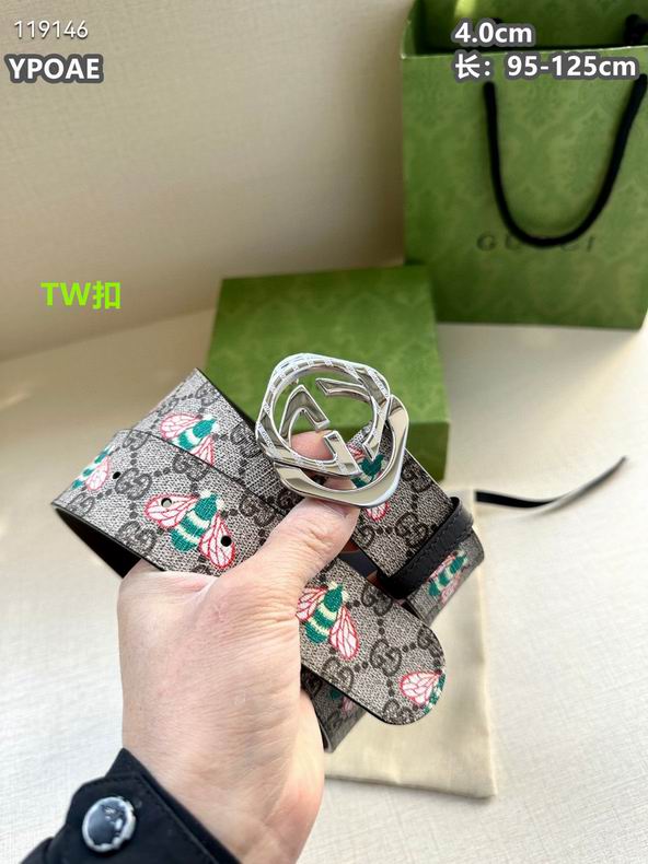 Gucci belt 40mmX95-125cm 8L (6)
