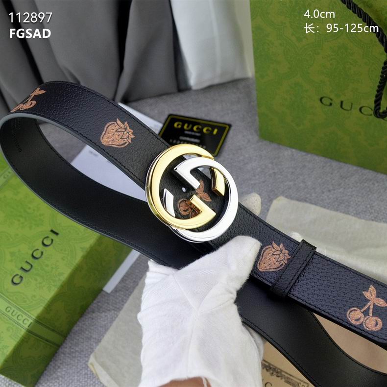 Gucci belt 40mmX95-125cm 8L (9)