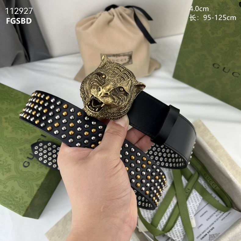 Gucci belt 40mmX95-125cm 8L  (1)