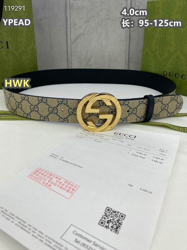 Gucci belt 40mmX95-125cm 8L  (11)