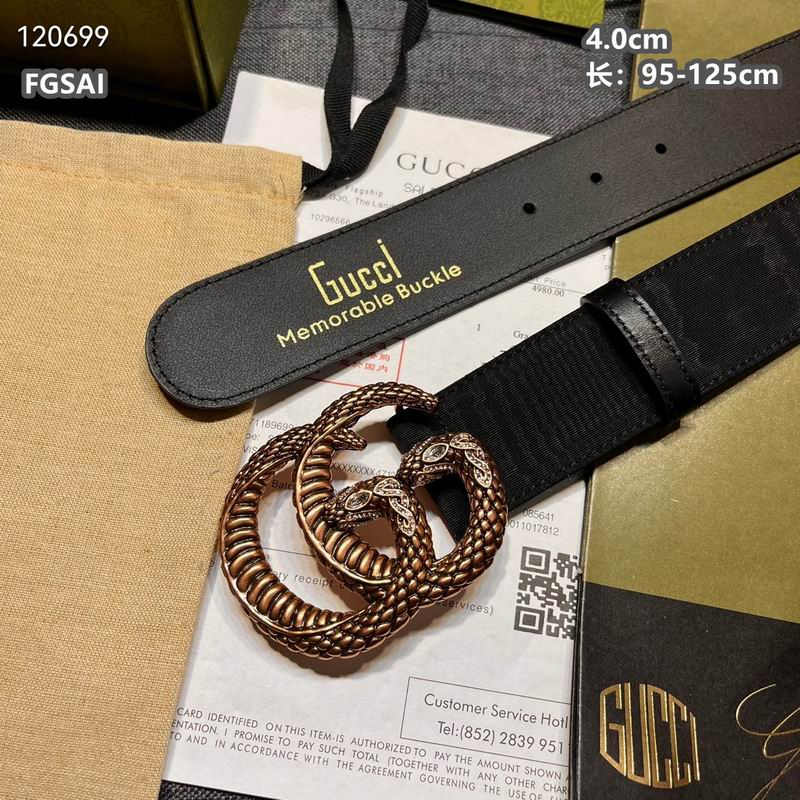 Gucci belt 40mmX95-125cm 8L  (4)