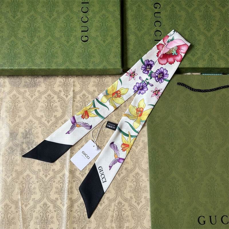 Gucci silk ribbon 5X90cm  E14 (6)