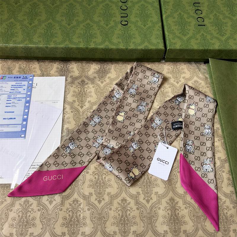 Gucci silk ribbon 6X100cm E04 (4)