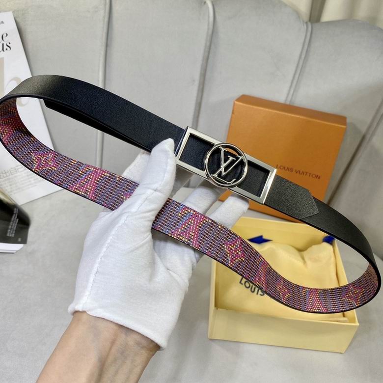 LV Belt 25mmX95-110CM 7D (123)
