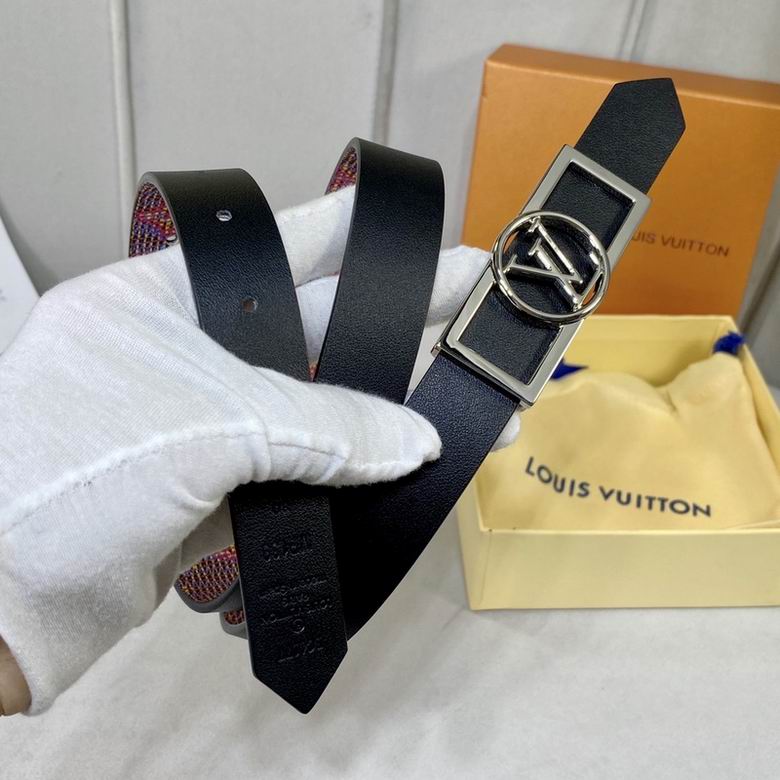 LV Belt 25mmX95-110CM 7D (124)