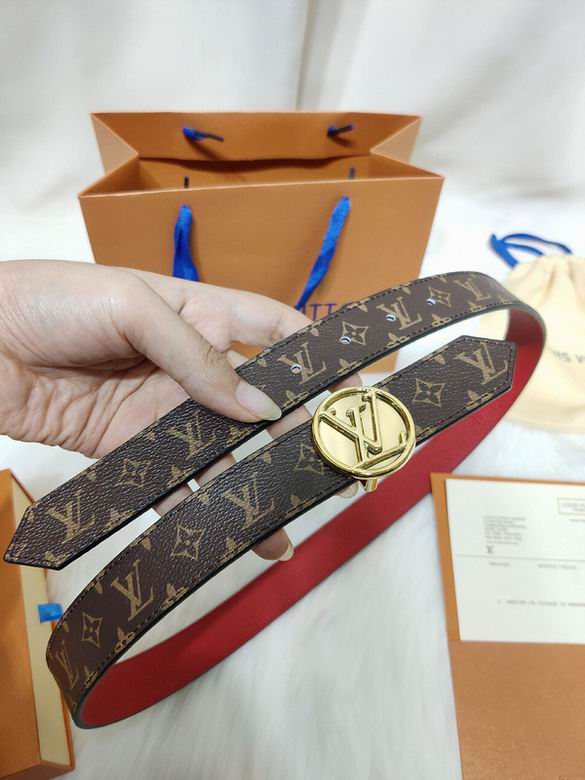 LV Belt 25mmX95-110CM 7D (153)