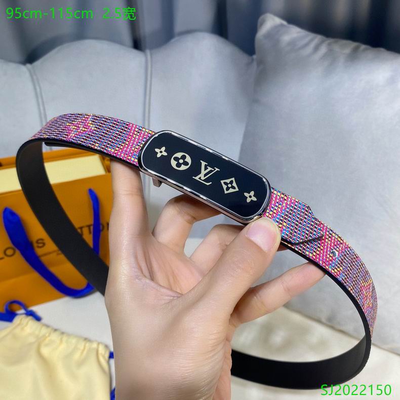 LV Belt 25mmX95-115cm 7D (10)