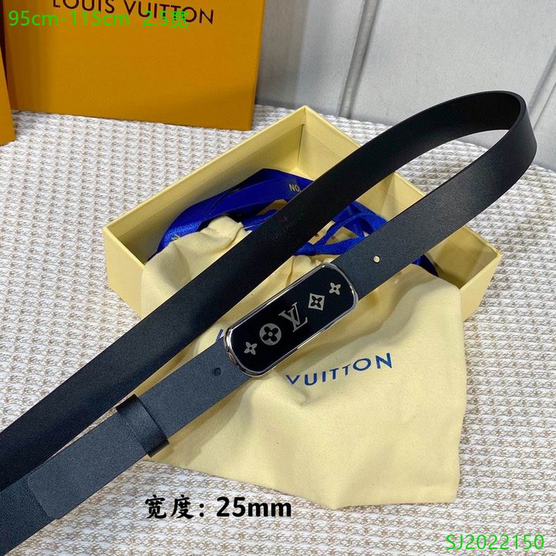 LV Belt 25mmX95-115cm 7D (30)