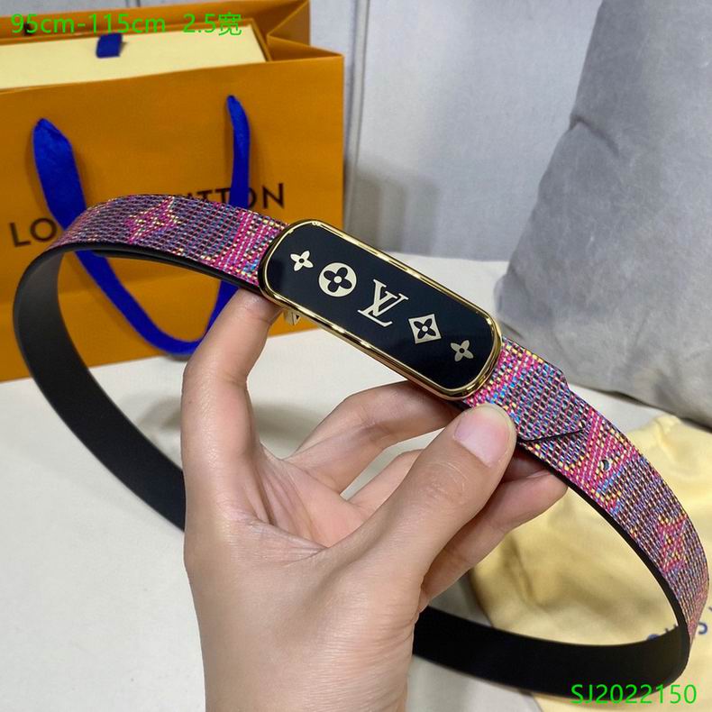 LV Belt 25mmX95-115cm 7D (7)