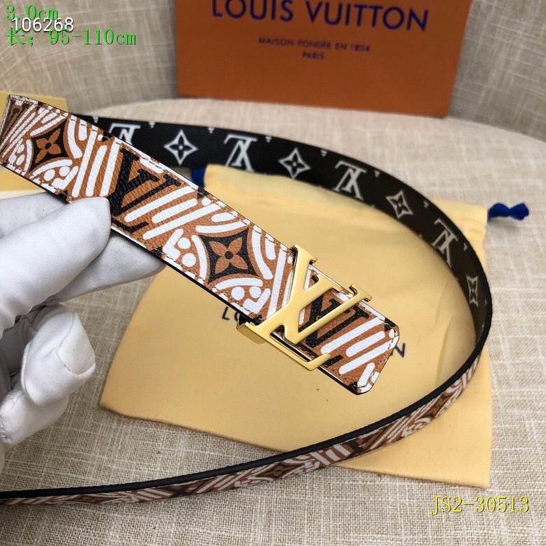 LV Belt 30mmX95-110cm  8L (752)