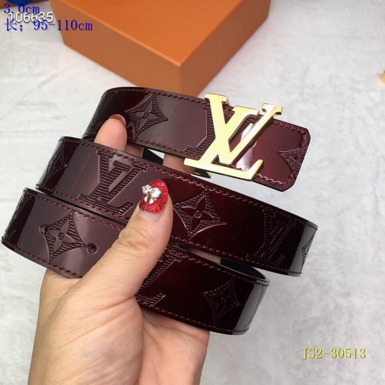 LV Belt 30mmX95-110cm 8L (655)