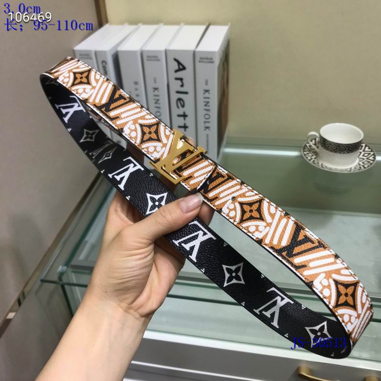 LV Belt 30mmX95-110cm 8L (666)