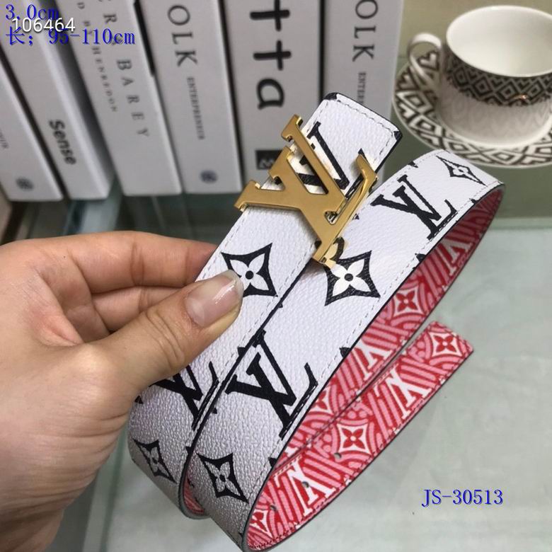 LV Belt 30mmX95-110cm 8L (687)