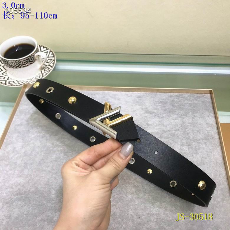 LV Belt 30mmX95-110cm 8L (777)