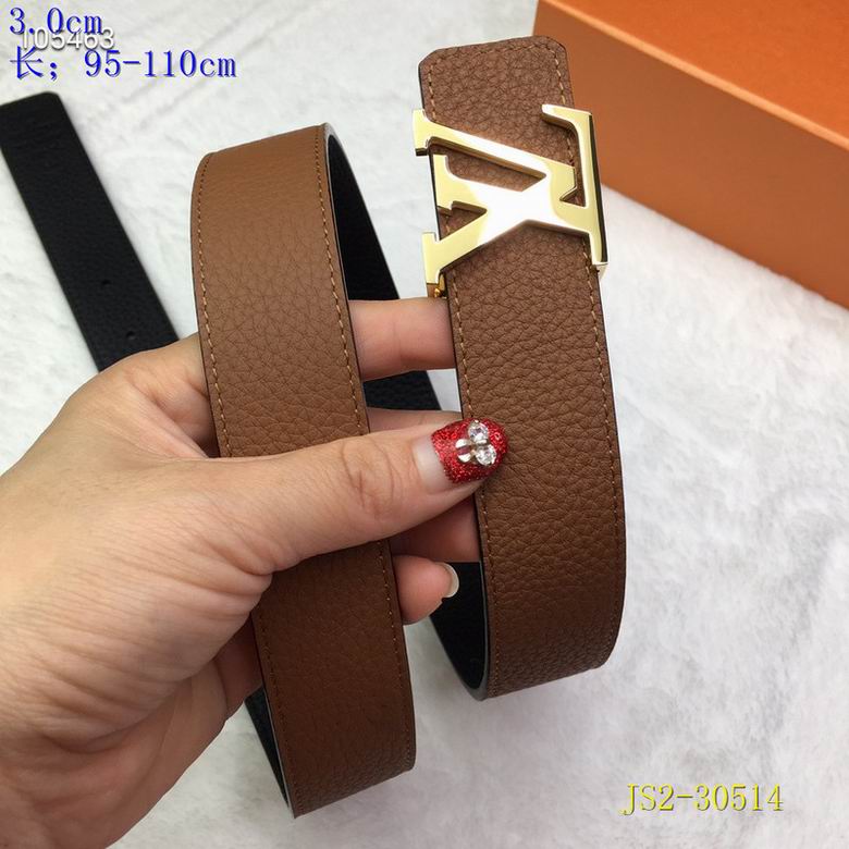 LV Belt 30mmX95-110cm 8L (813)