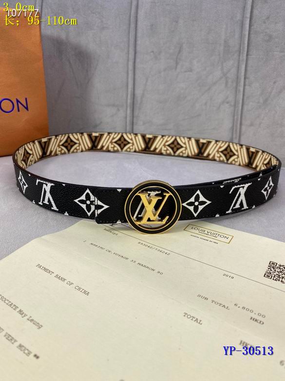 LV Belt 30mmX95-110cm 8L  (35)