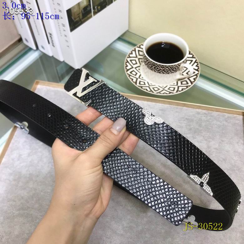 LV Belt 30mmX95-115cm 8L (763)