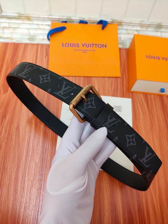LV Belt 34mmX95-110CM 7D (113)