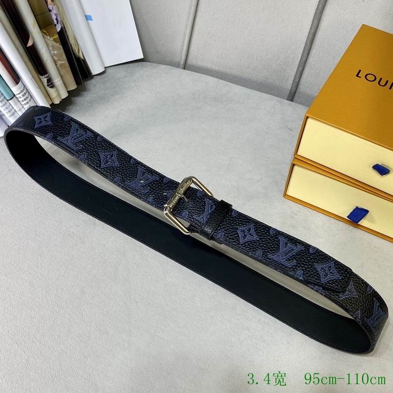 LV Belt 34mmX95-110CM 7D (114)