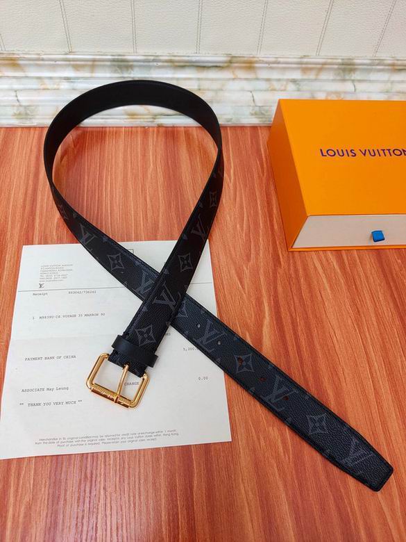 LV Belt 34mmX95-110CM 7D (114)