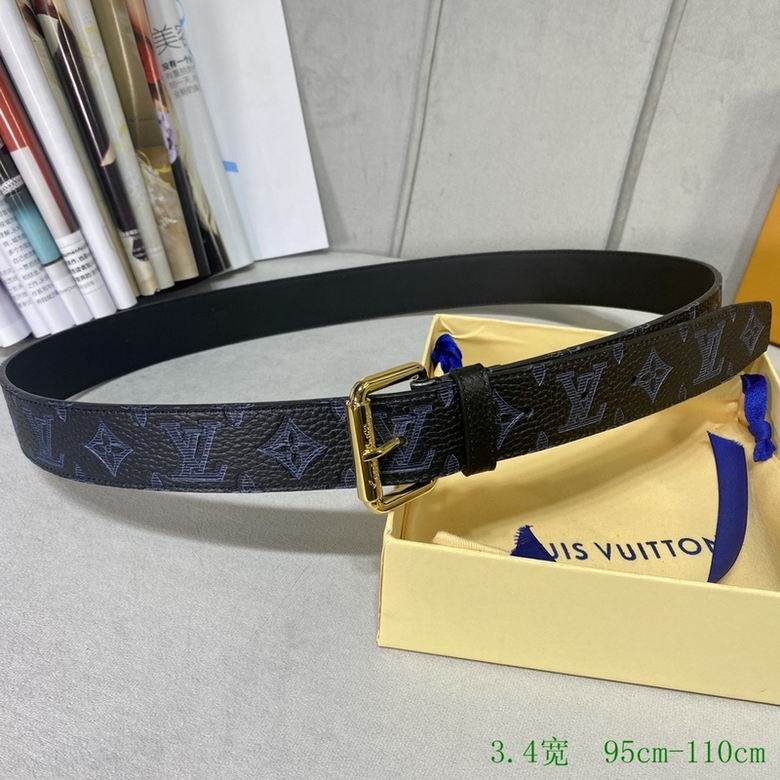 LV Belt 34mmX95-110CM 7D (116)