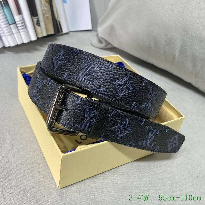 LV Belt 34mmX95-110CM 7D (118)
